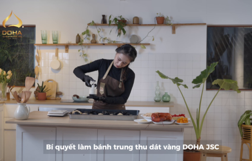 Bí quyết làm bánh Trung Thu dát vàng DOHA JSC