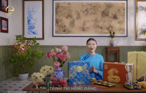 Á Hậu Hồng Đăng chia sẻ về Bánh Trung Thu DOHA