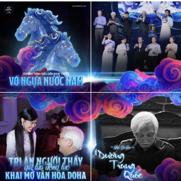 With all our love and respect for teacher Duong Trung Quoc - The one who inherits and ignites the fire for Vietnamese culture